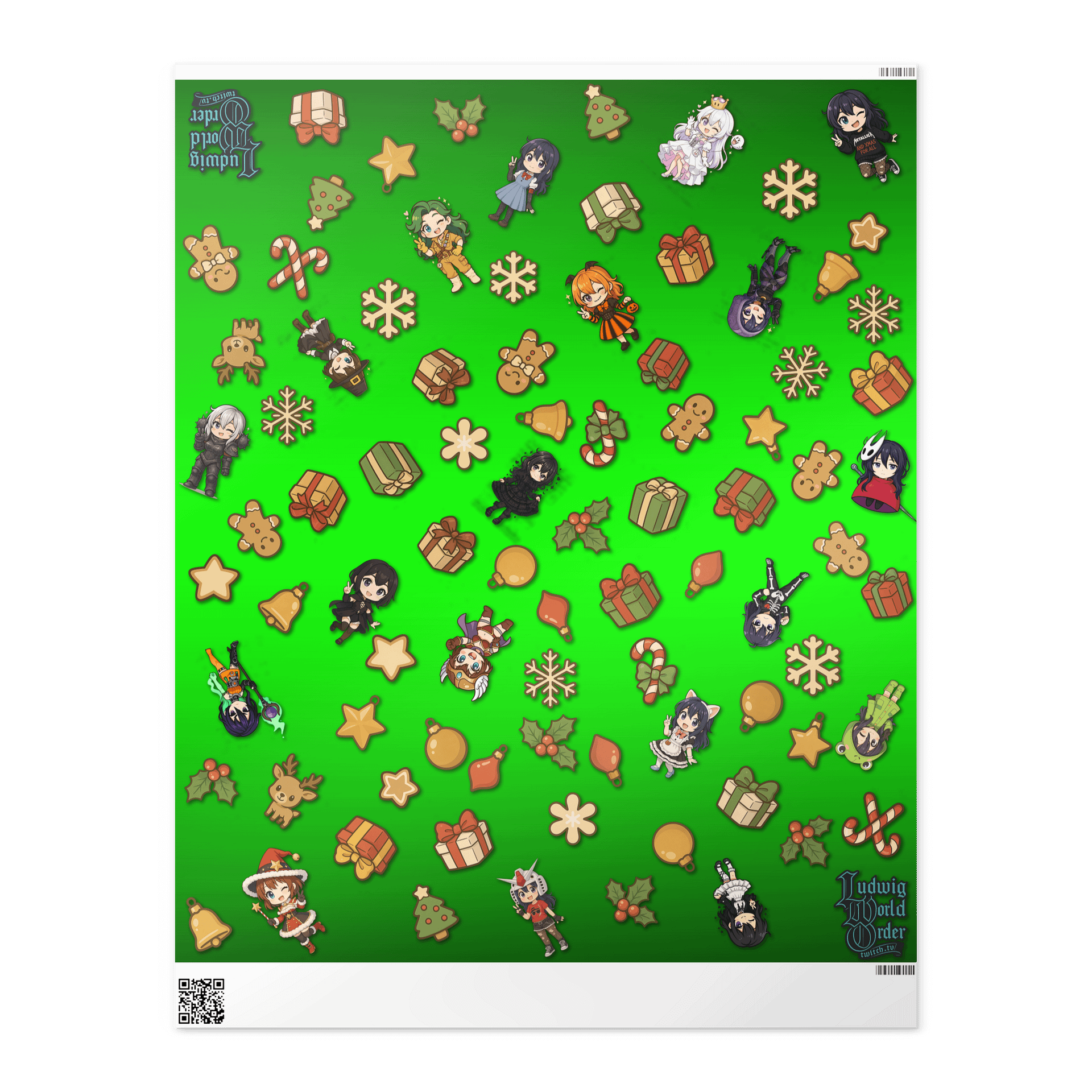 WTN - Wrapping Paper - Green product image (2)