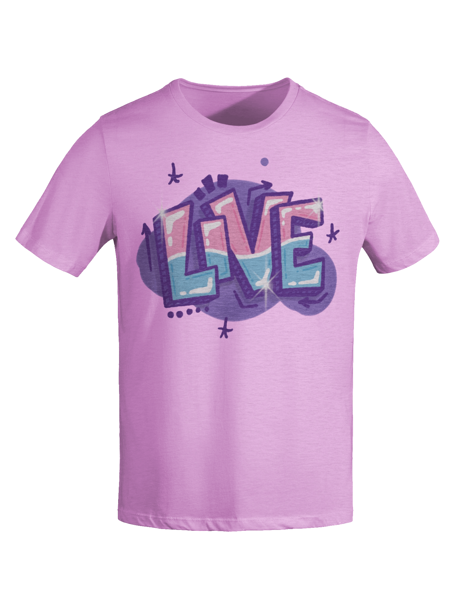 "LIVE" - Kawaiifiti Style - Women's Relaxed-fit T-Shirt (Light) product image (28)