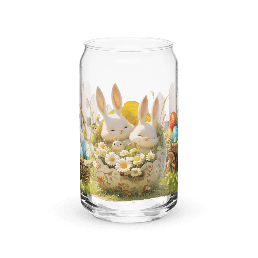 Easter Bunny Can-Shaped Glass product image (2)