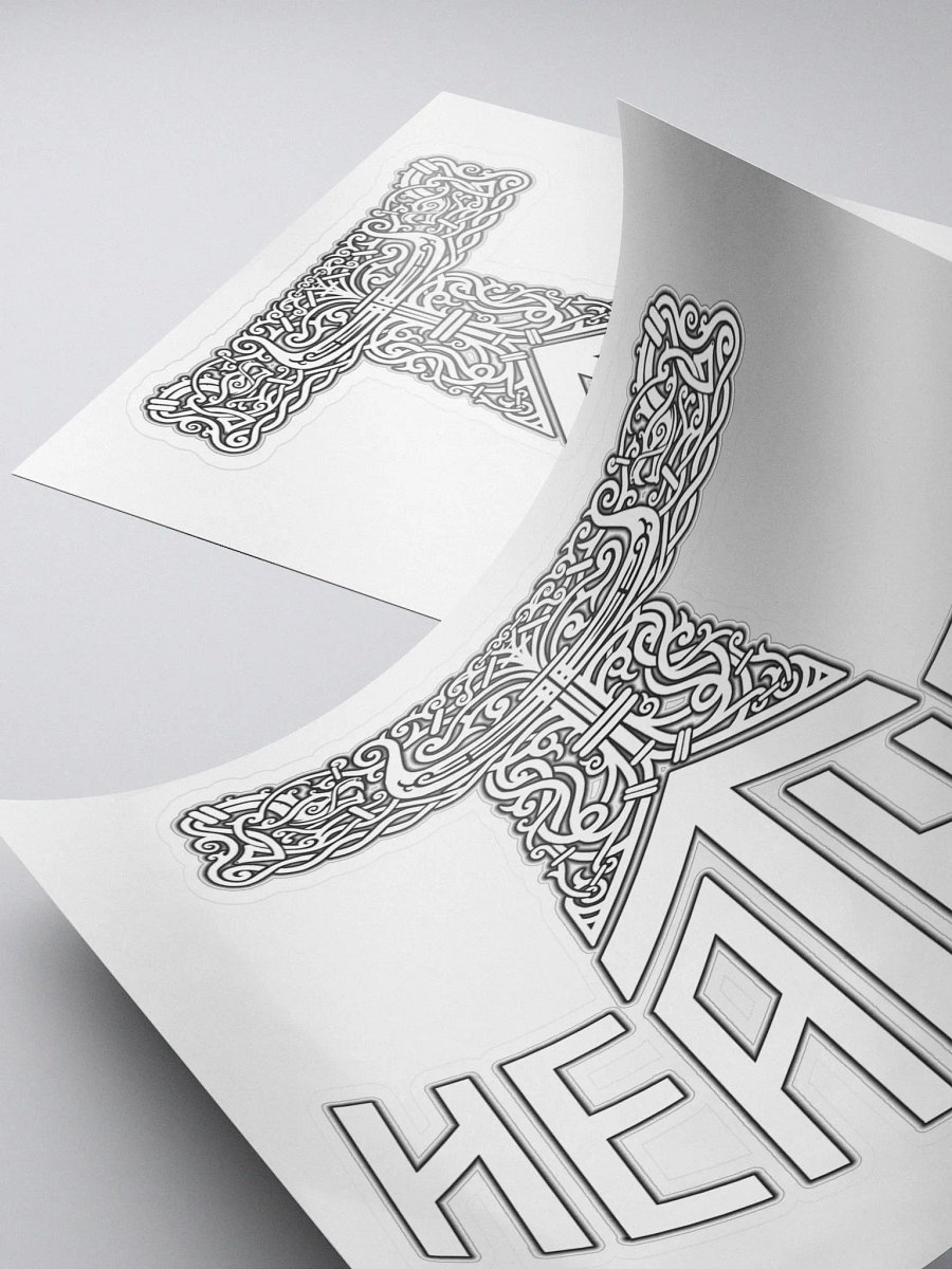Heathen Kiss-Cut Sticker product image (4)
