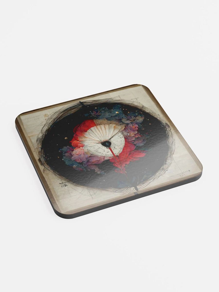 Cosmic Flora Cork Coaster product image (2)