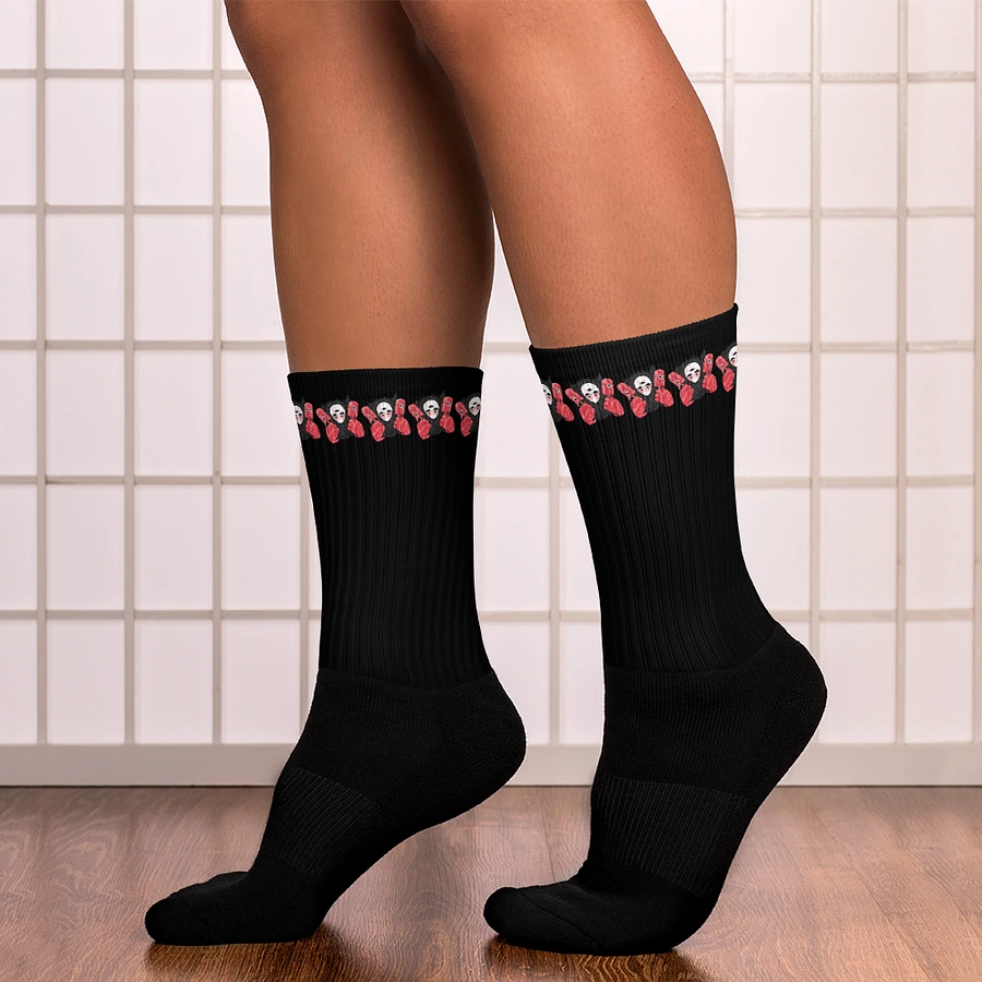 Black Visceral Stripe Socks product image (14)