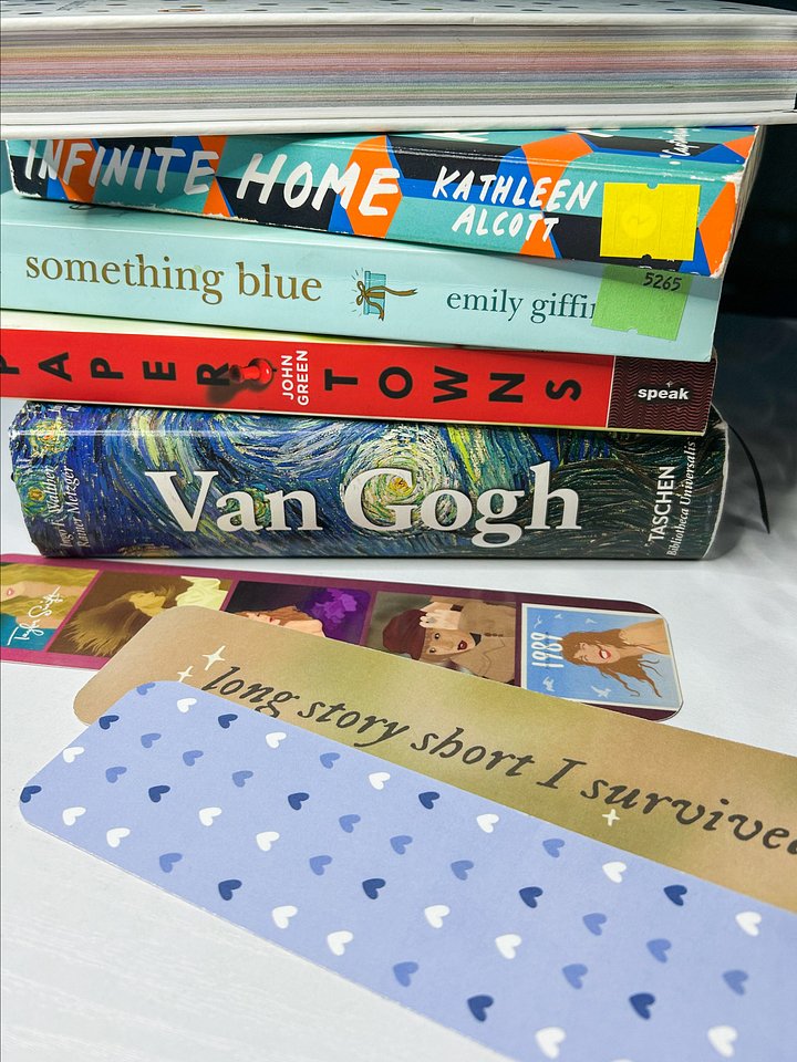 Blue Heart Doodle Bookmark product image (2)