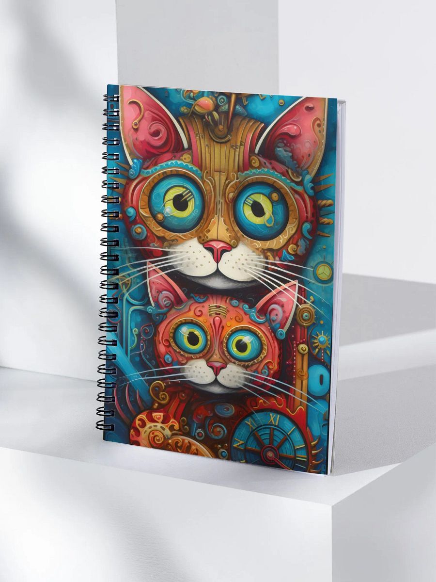Steampunk Cats Spiral Notebook product image (4)