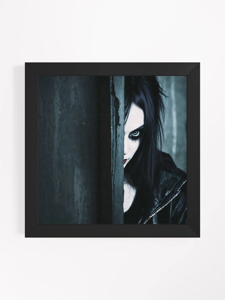 Behind the Door, Beneath the Eyes Framed Print product image (3)