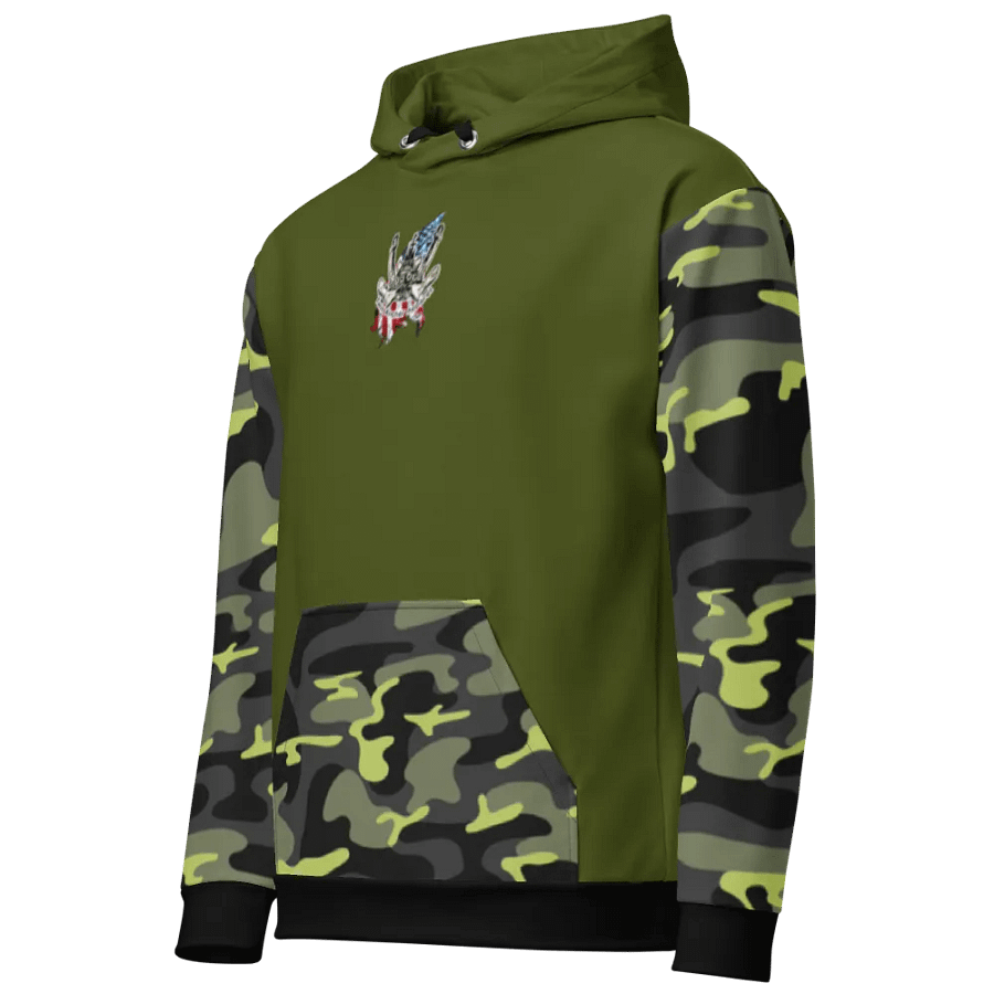 Camouflage & Green Athena Tug & CE Flage Hoodie product image (12)