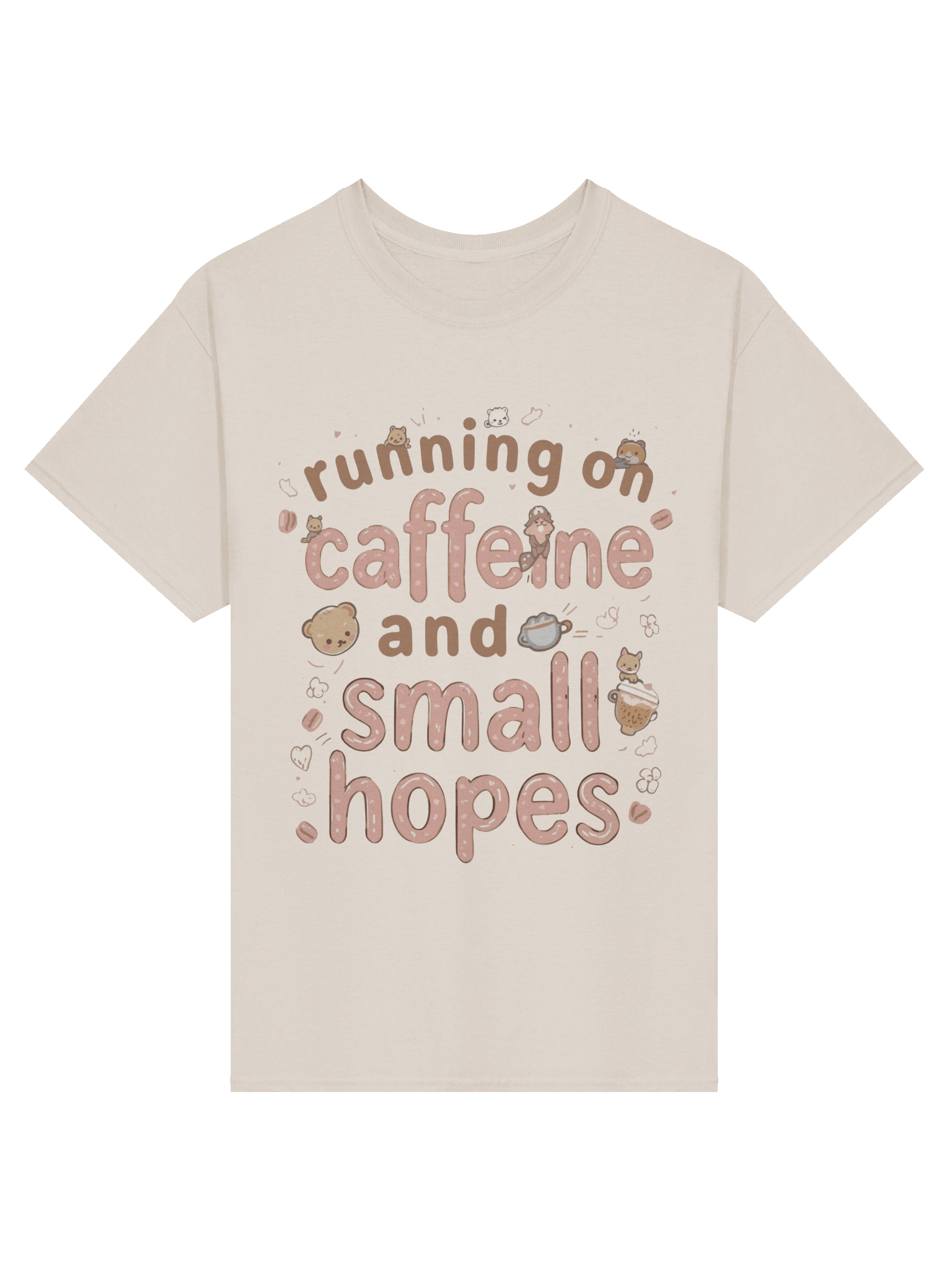 Running on Caffeine & Small Hopes Tee☕✨ (Because that’s basically a personality trait now) product image (109)