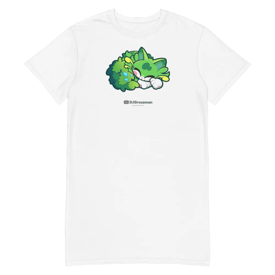 Sleeping Chloe • T-shirt Dress (White) product image (12)