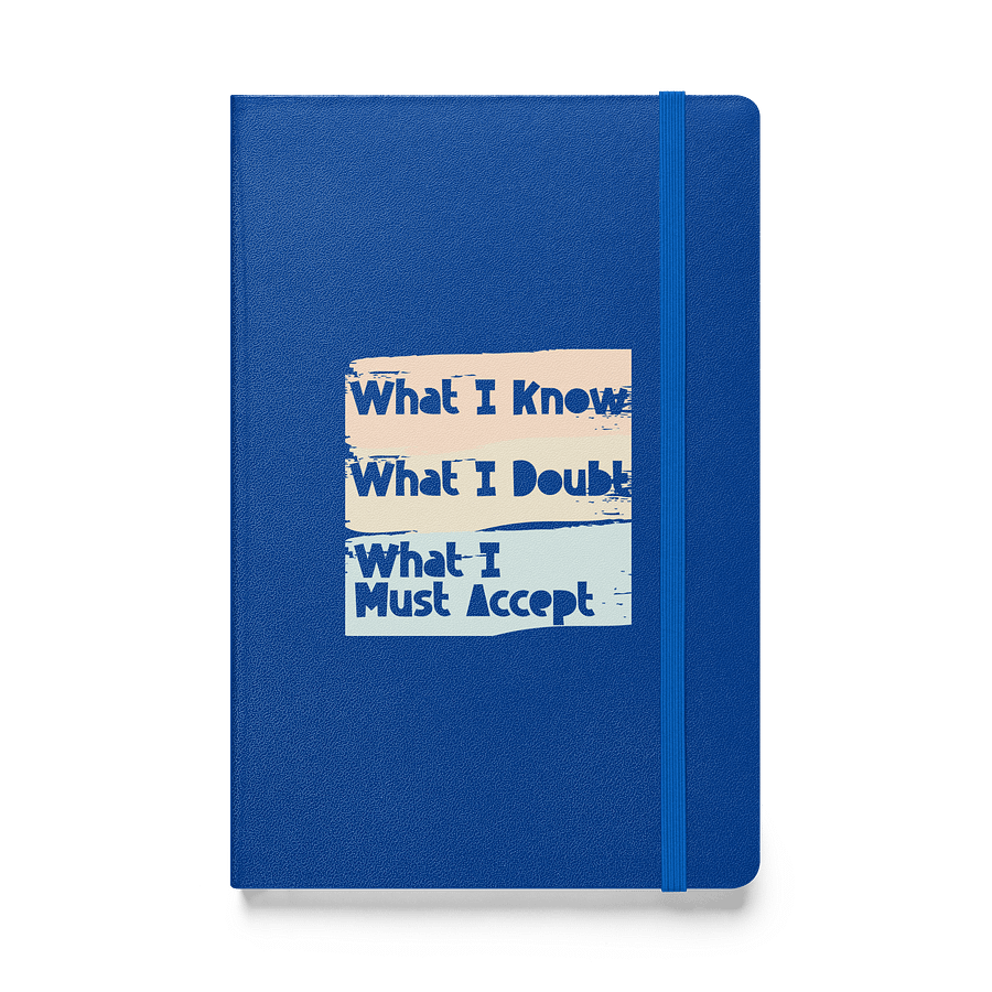 What I Know, What I Doubt, and What I Must Accept – Stoic Journal product image (1)