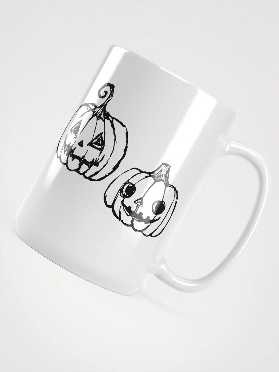 Halloween Season Pattern White Shiny Mug product image (4)