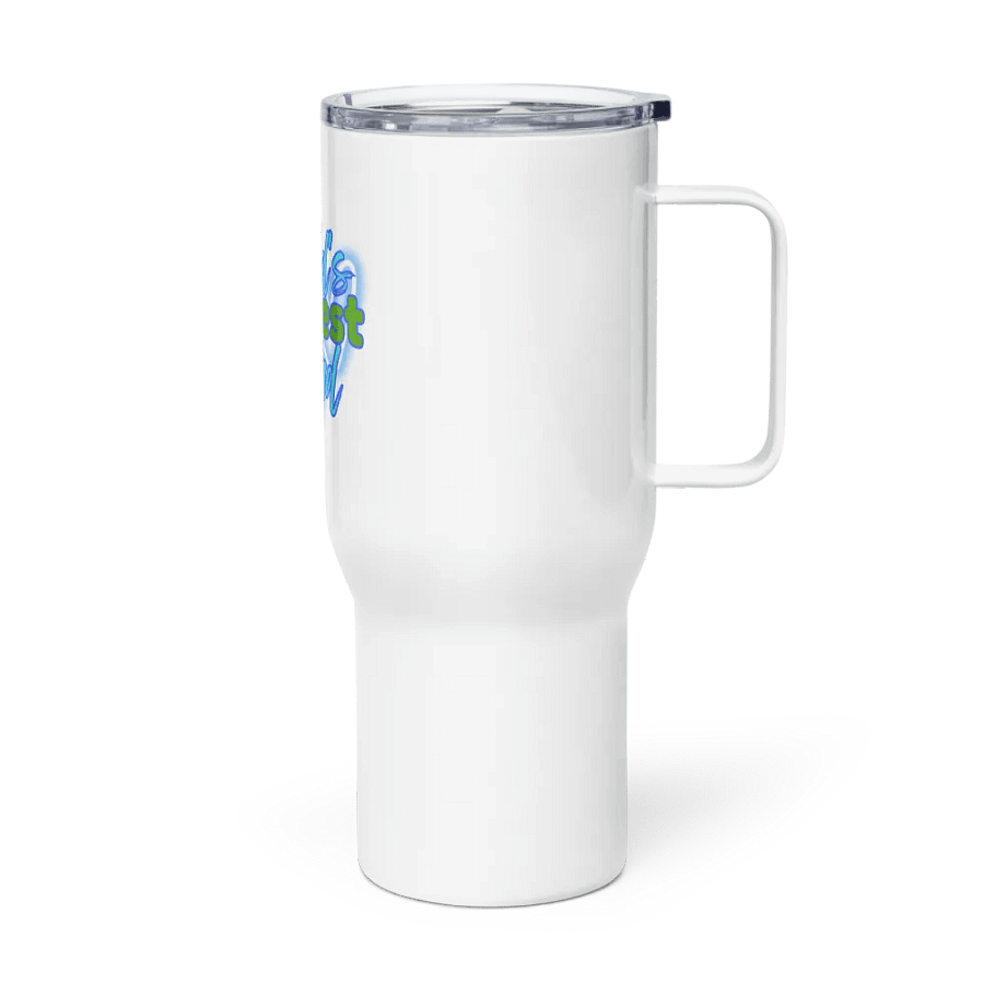 Dopest Dad Neon Heart Travel Mug product image (4)