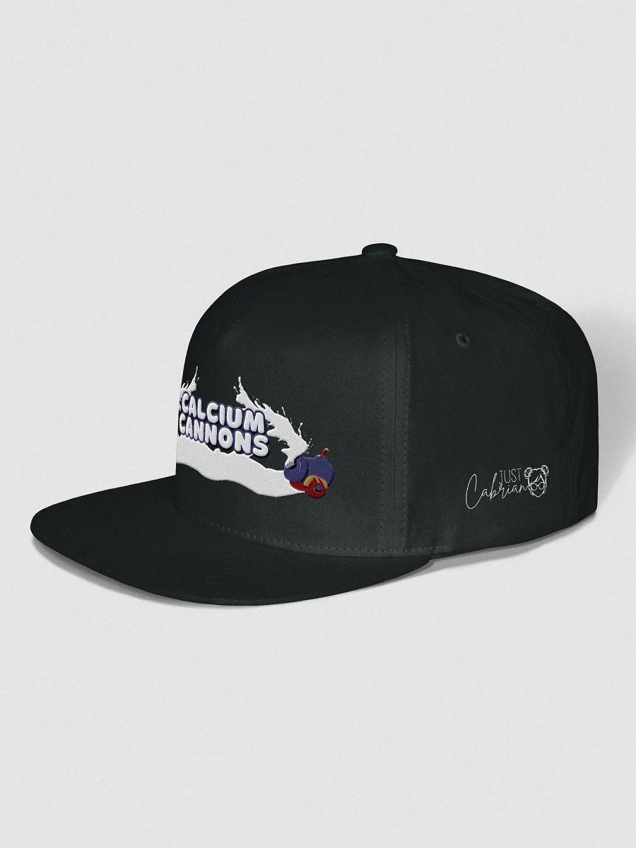 Calcium Cannons Flat Snapback Hat product image (7)