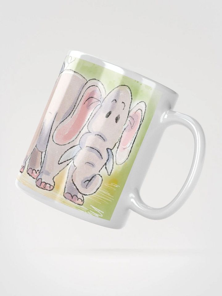Whimsical Hand Drawn Elephants Mug product image (6)