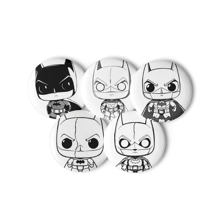 Black & White Bat Pinnacle Pin Collection product image (2)