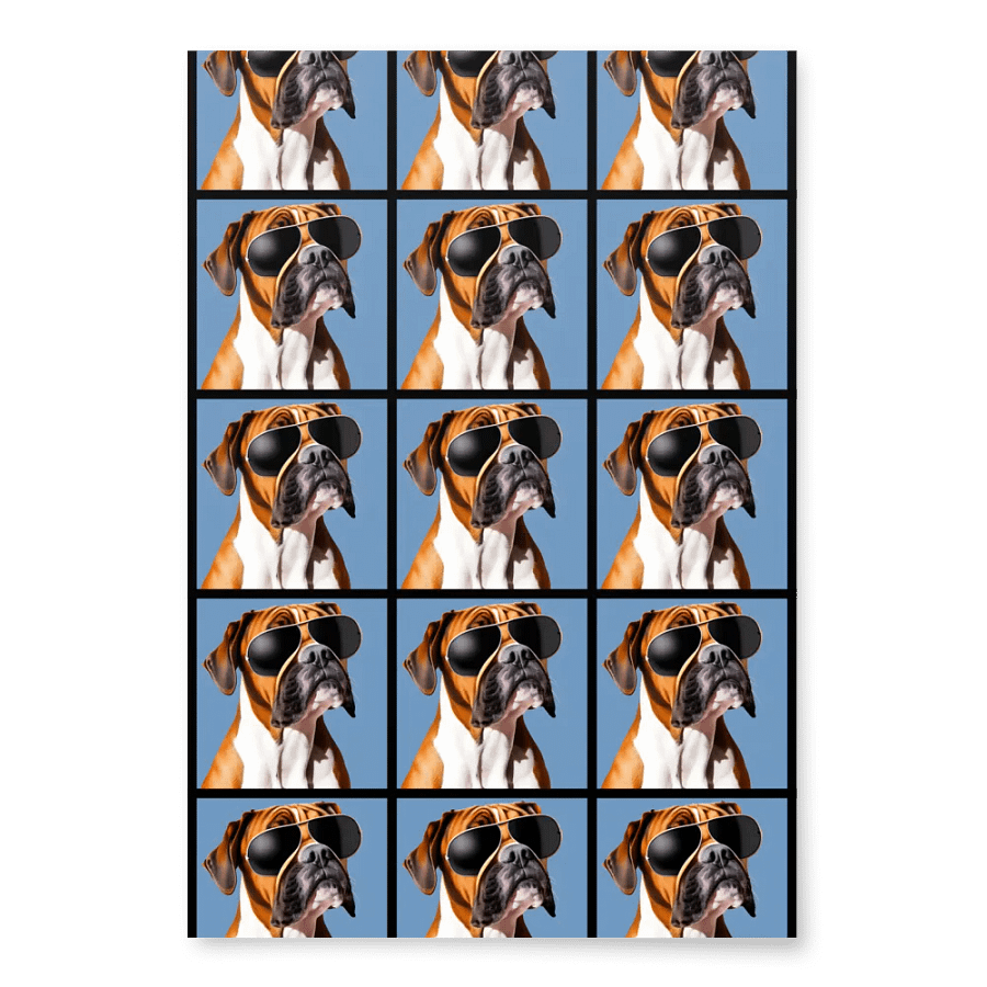 Boxer Dog Gift Wrapping Paper product image (1)