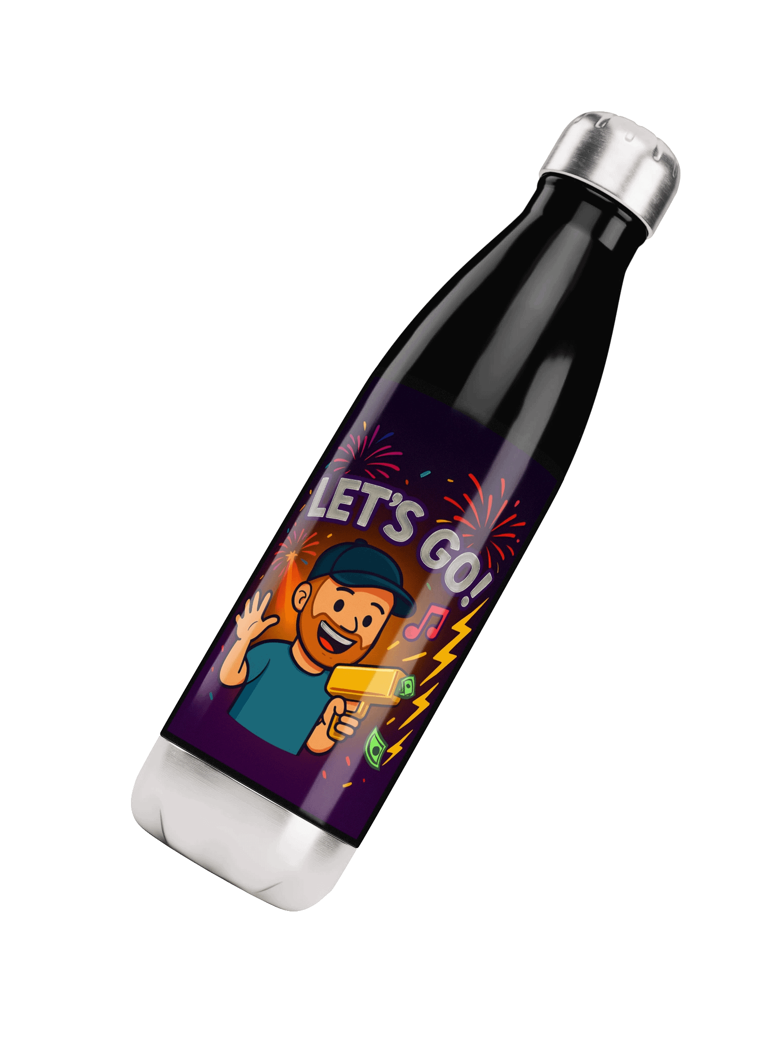 Cash Splash Stainless Steel Water Bottle product image (4)