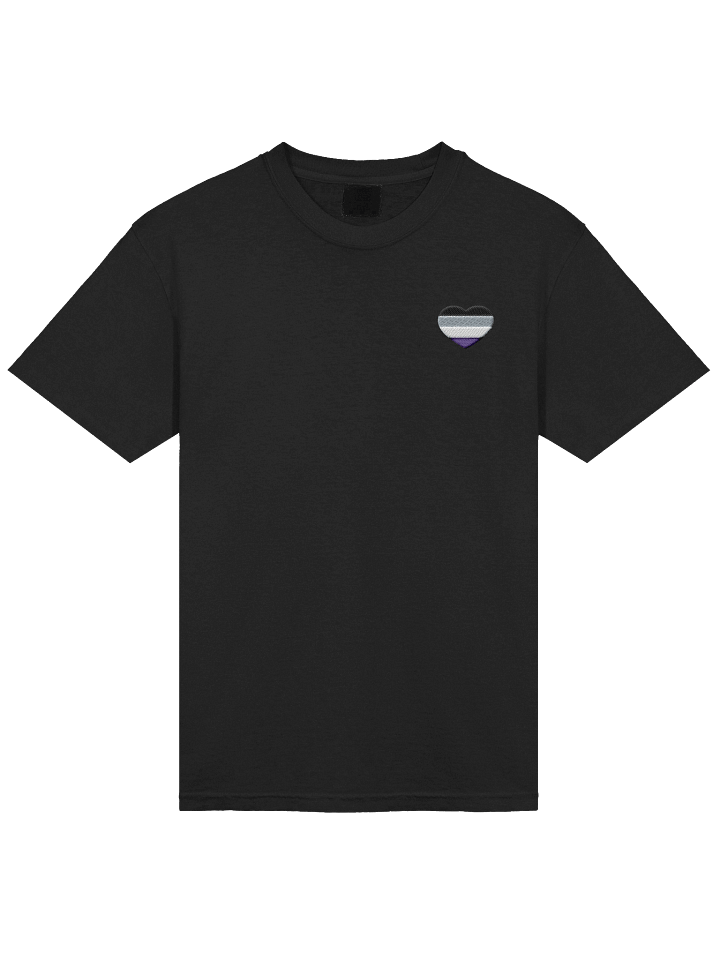 Asexual Pride Embroidered T-Shirt product image (1)