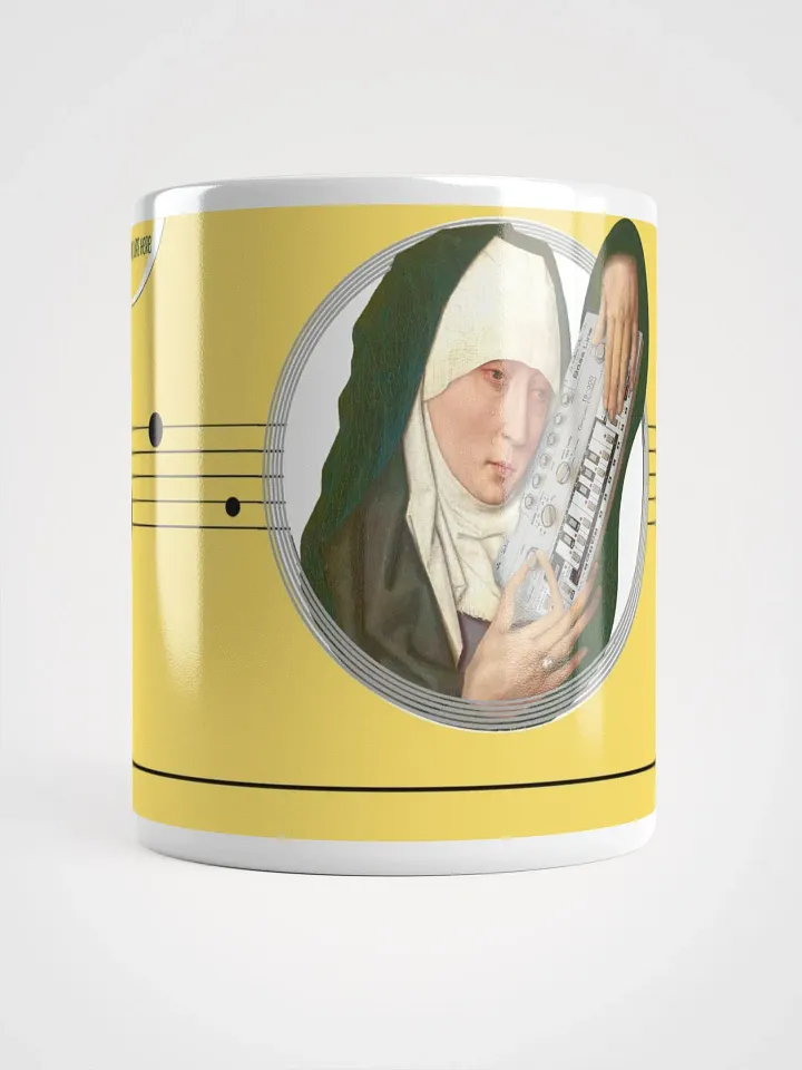 Mater Dolorosa meets Roland TB 303 by Frank Fonik, Techno EDM Glossy Mug product image (1)