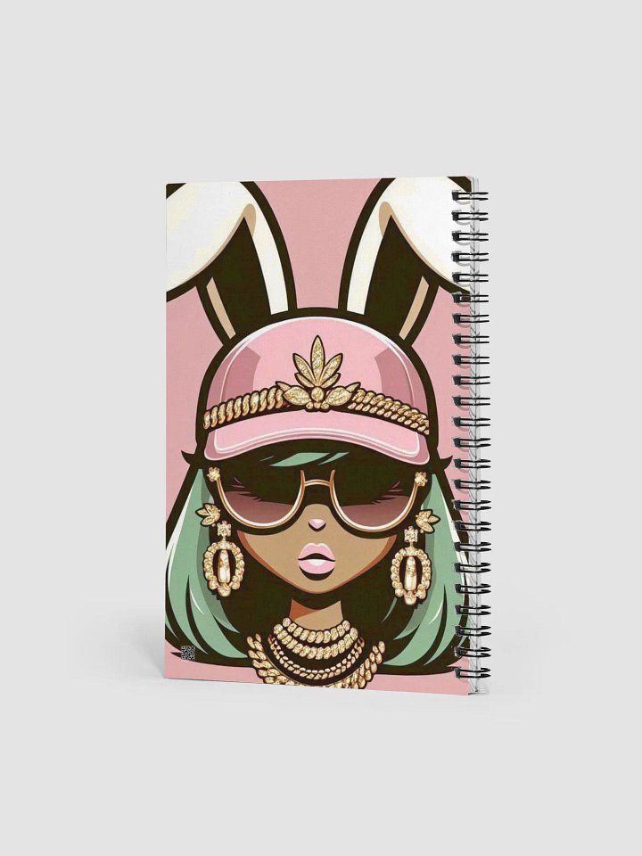 Bunny Glamour Spiral Notebook product image (2)