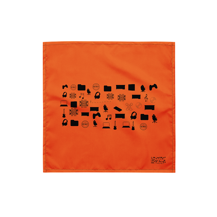 Orange Vlog Academy All-Over Print Bandana product image (1)