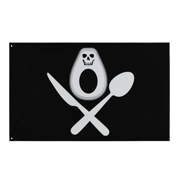 Pirate Avocado Flag product image (1)