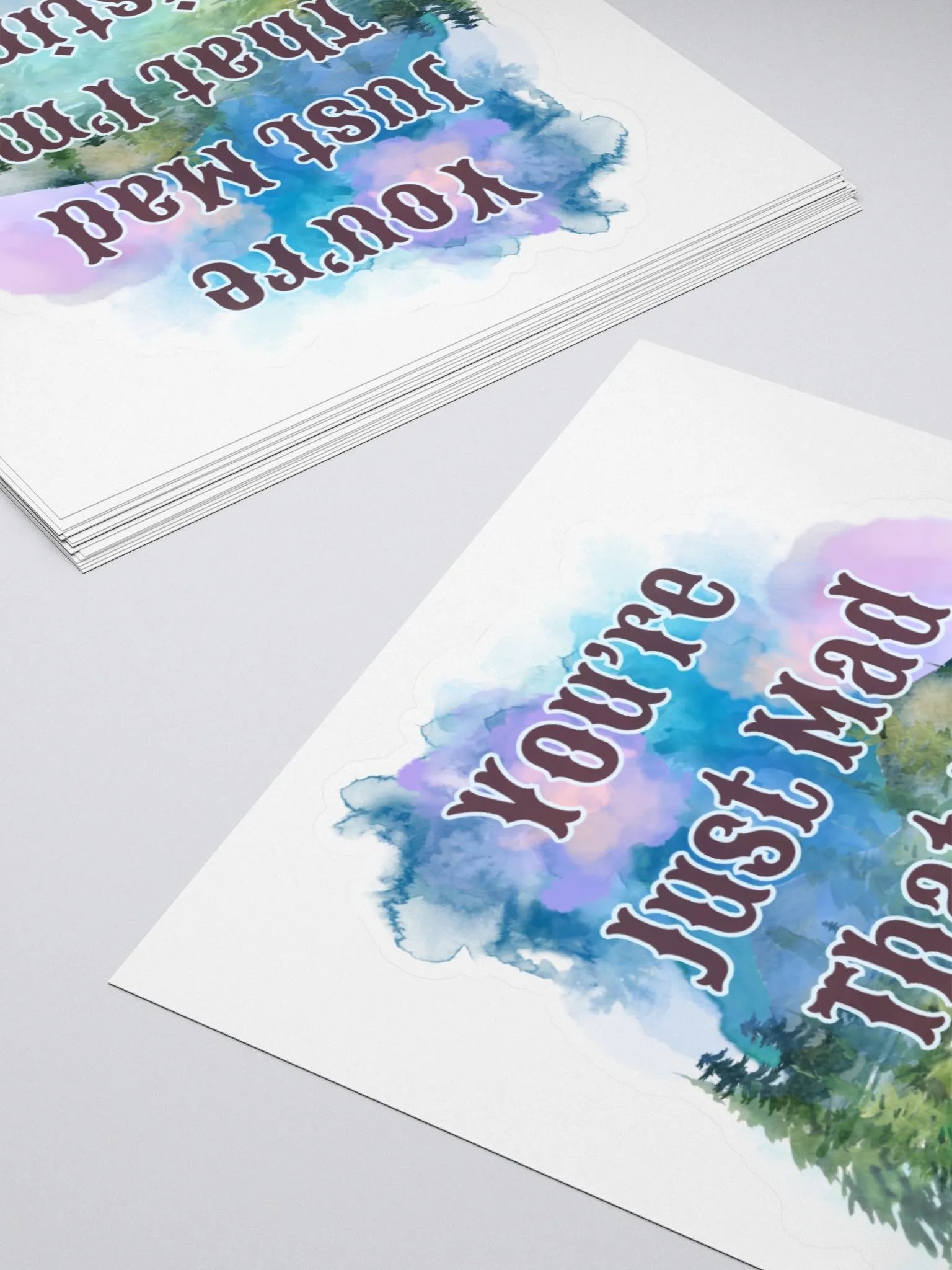 I'm Existing Kiss-Cut Sticker product image (4)