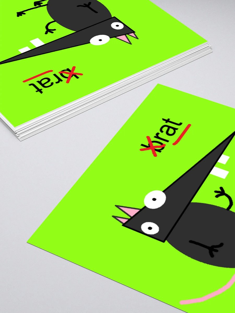 BRAT RAT Sticker product image (11)