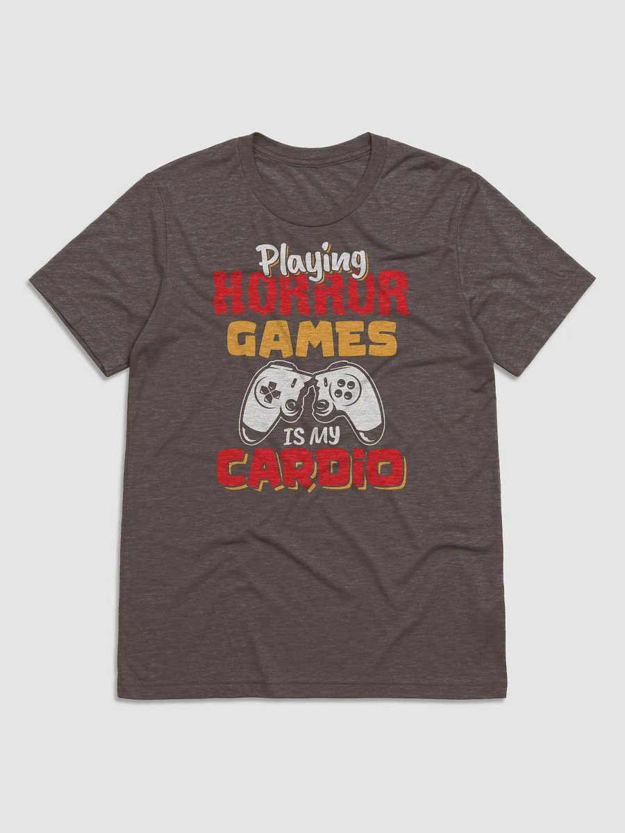 Men's T-Shirt - Playing Horror Games Is My Cardio product image (2)