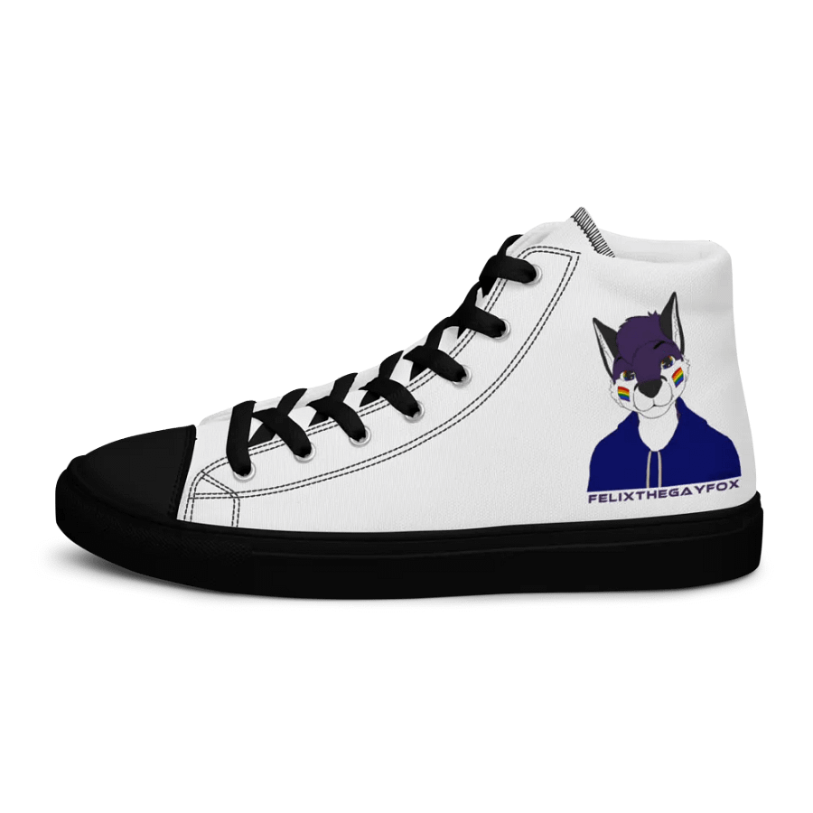 FelixTheGayFox - Men's High Top Canvas Shoes product image (6)
