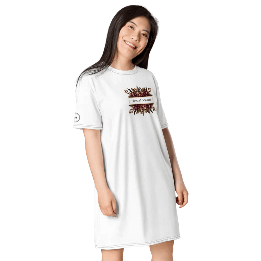 Bridal Squad T-Shirt 011 Bouquet Logo Dress product image (5)