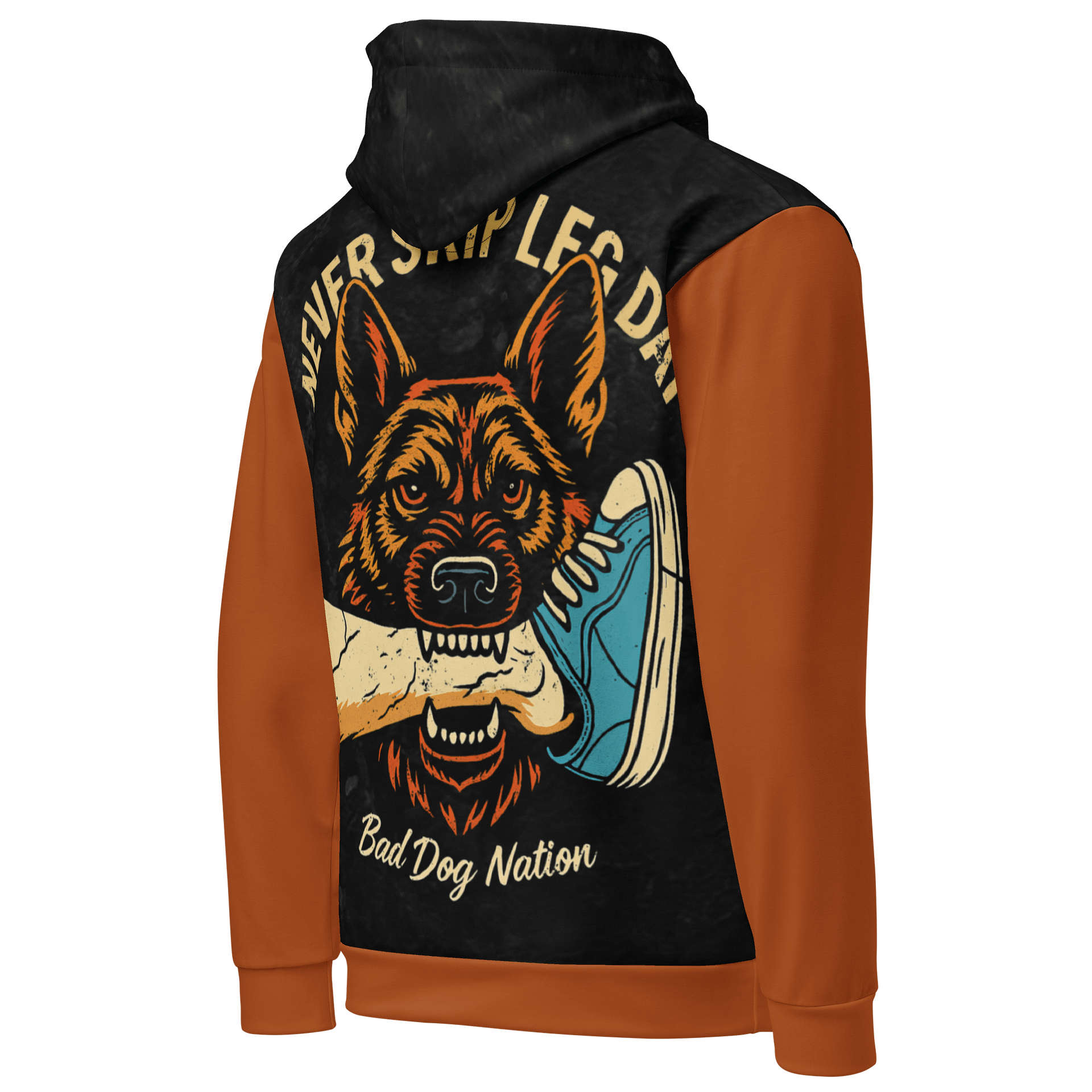 Never Skip Leg Day - Premium Adult Unisex All Over Print Hoodie product image (3)