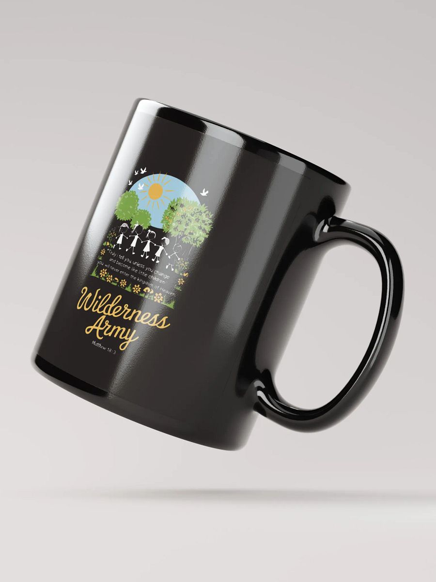 Black Wilderness Army Be Like Little Children Mug product image (2)