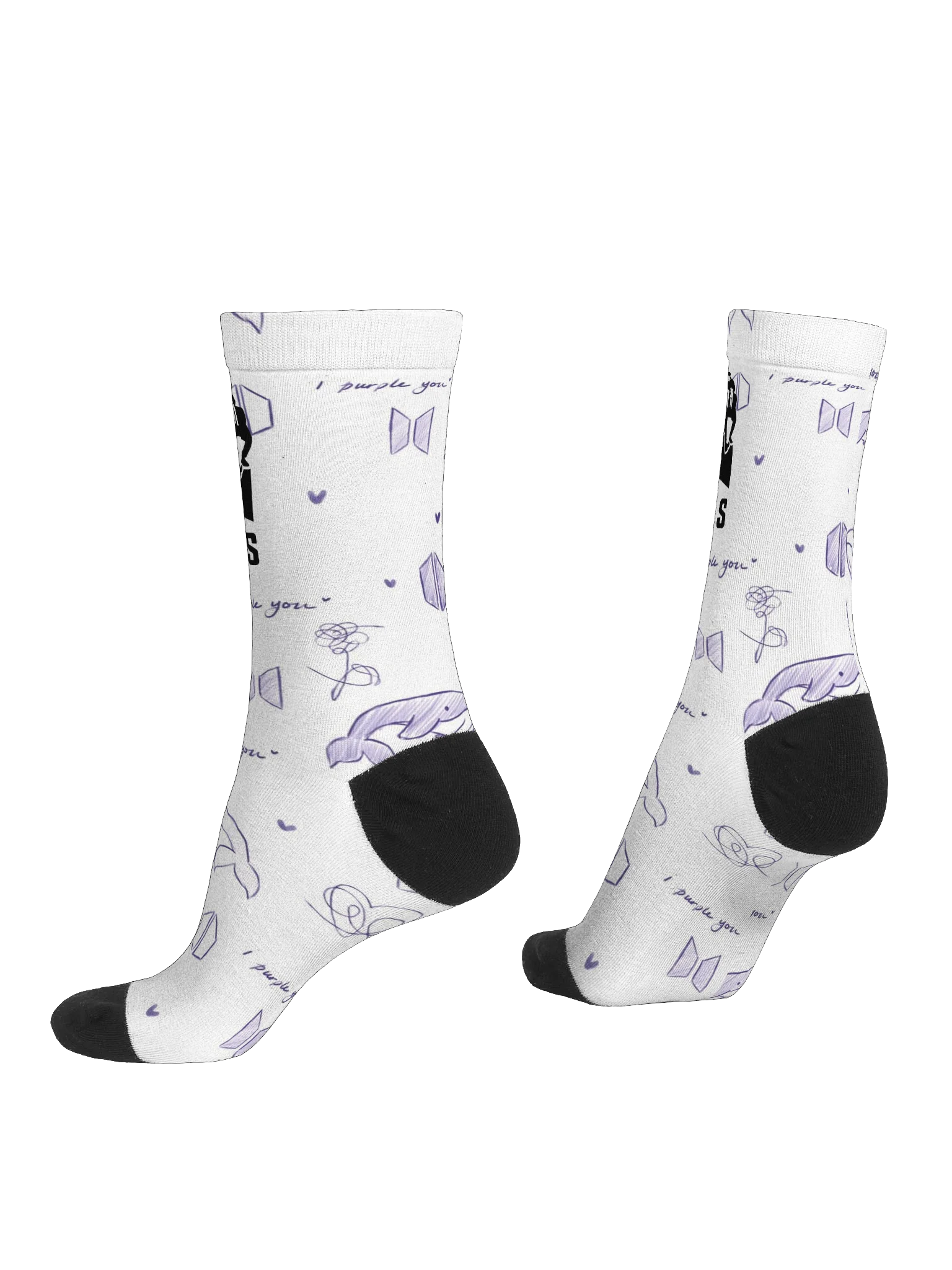 BTS I PURPLE YOU Crew Socks product image (4)