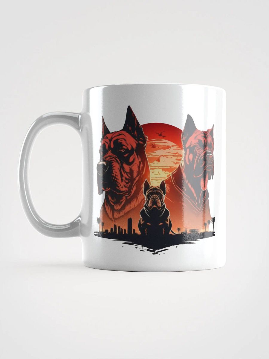 Retro Cane Corso White Glossy Mug product image (4)