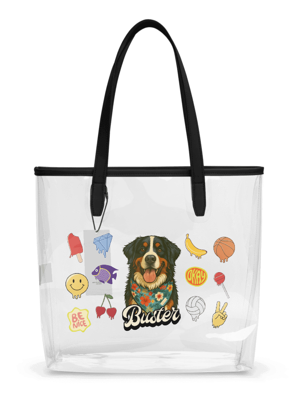 YOUR BEST FRIEND! / CLEAR TOTE BAG product image (3)