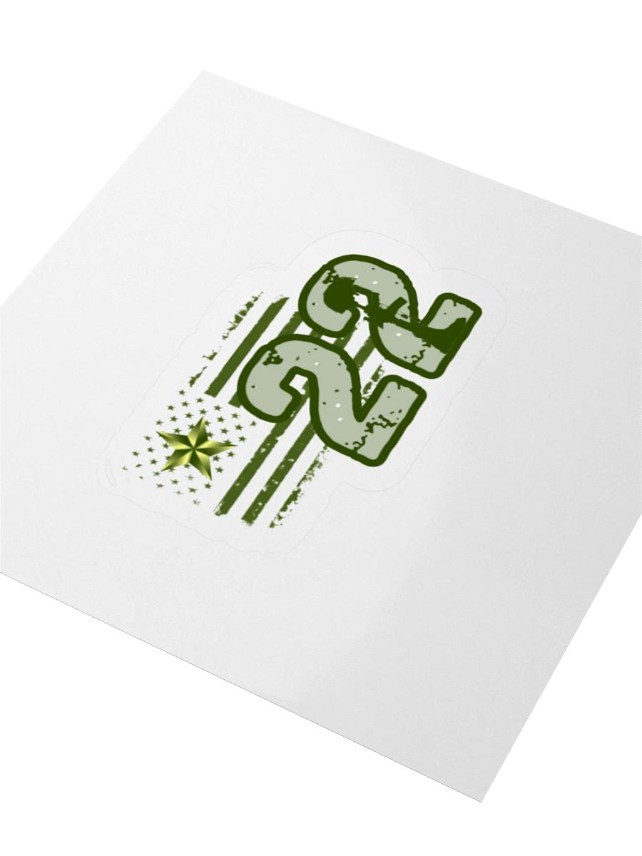 GREEN STAR KISS CUT STICKER product image (7)