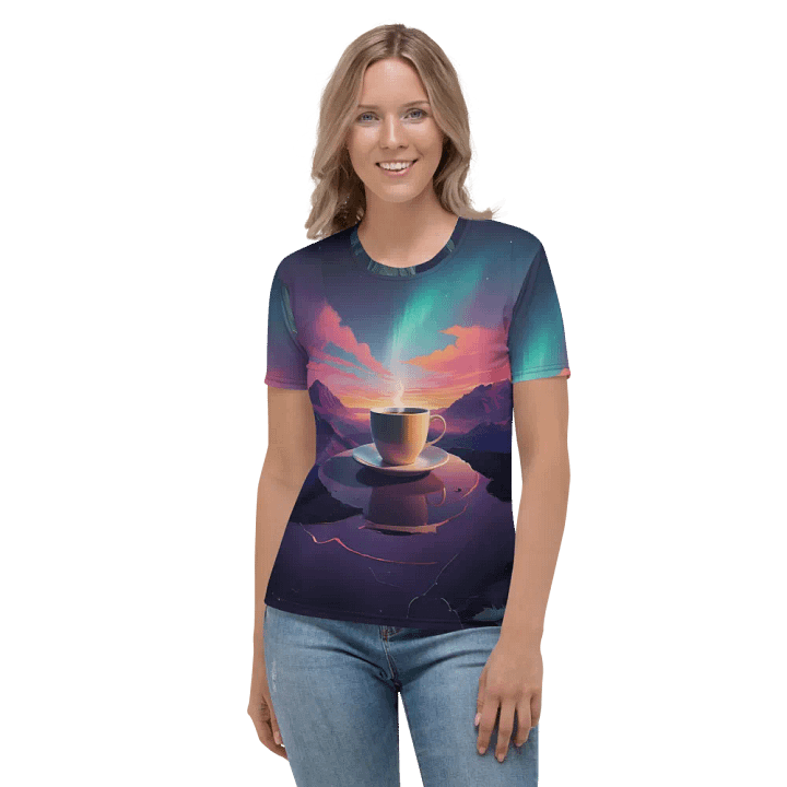 Coffee Sunset All Over Print T-shirt product image (2)