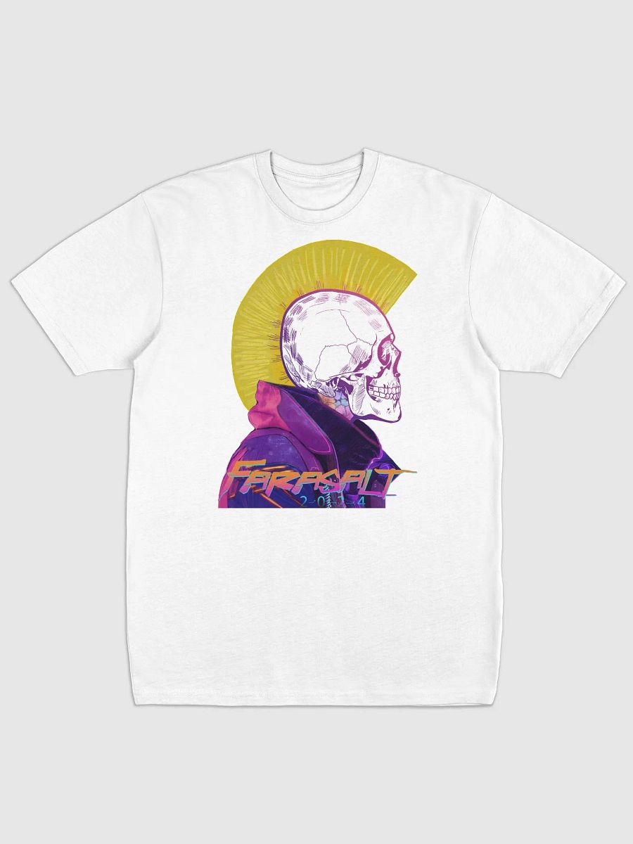 Cyberpunk 2024 Skull Mohawk - Cotton Heritage Tee product image (1)