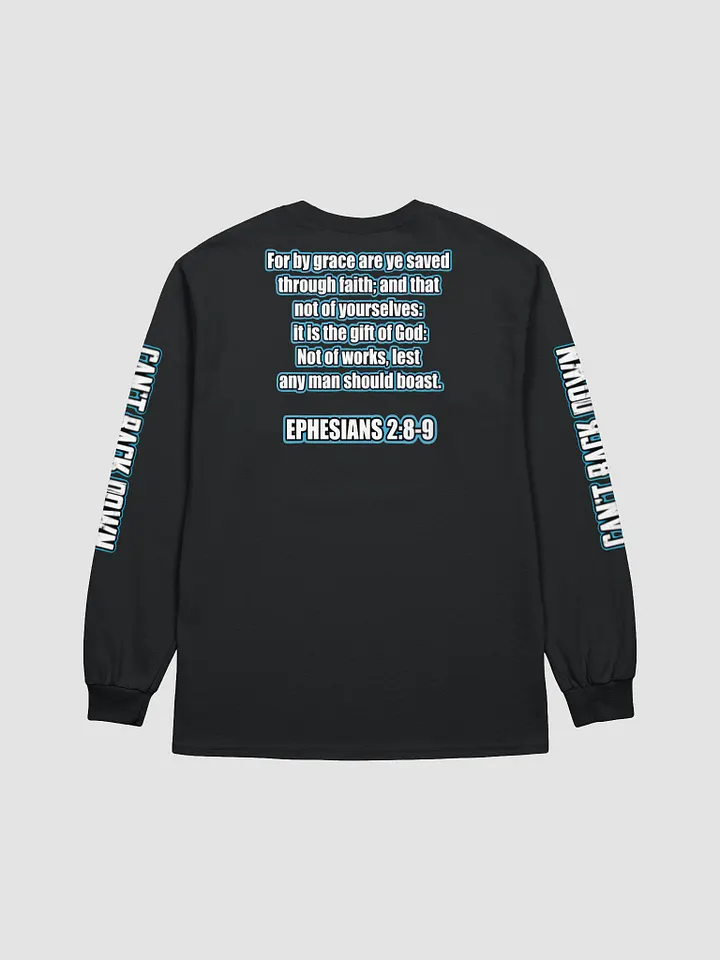 Can't Back Down With Ephesian Scripture Long Sleeve T-Shirt product image (2)