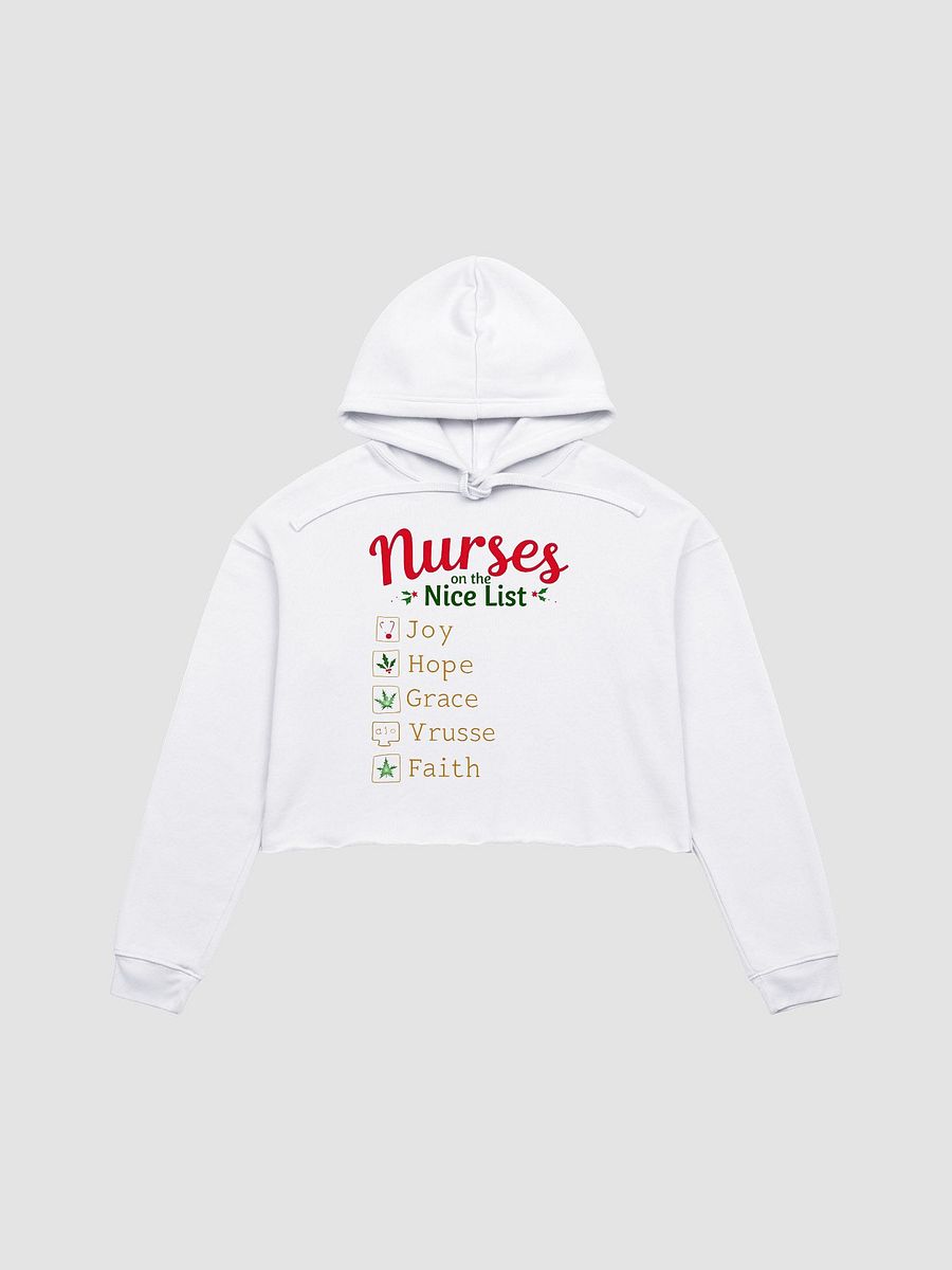 Holiday Cheer Nurses Crop Hoodie product image (2)