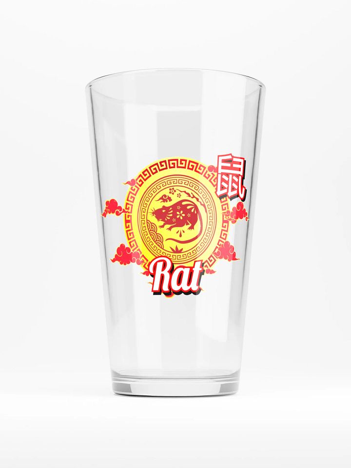 Rat - Chinese Zodiac Pint Shaker Glass product image (1)