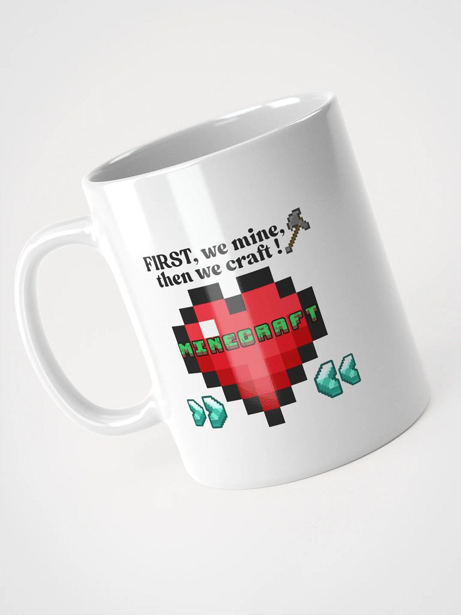 Pixelated Minecraft Heart Mug product image (7)