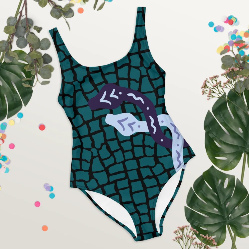 CLVR Mosaic Serpent All-Over Swimsuit product image (8)