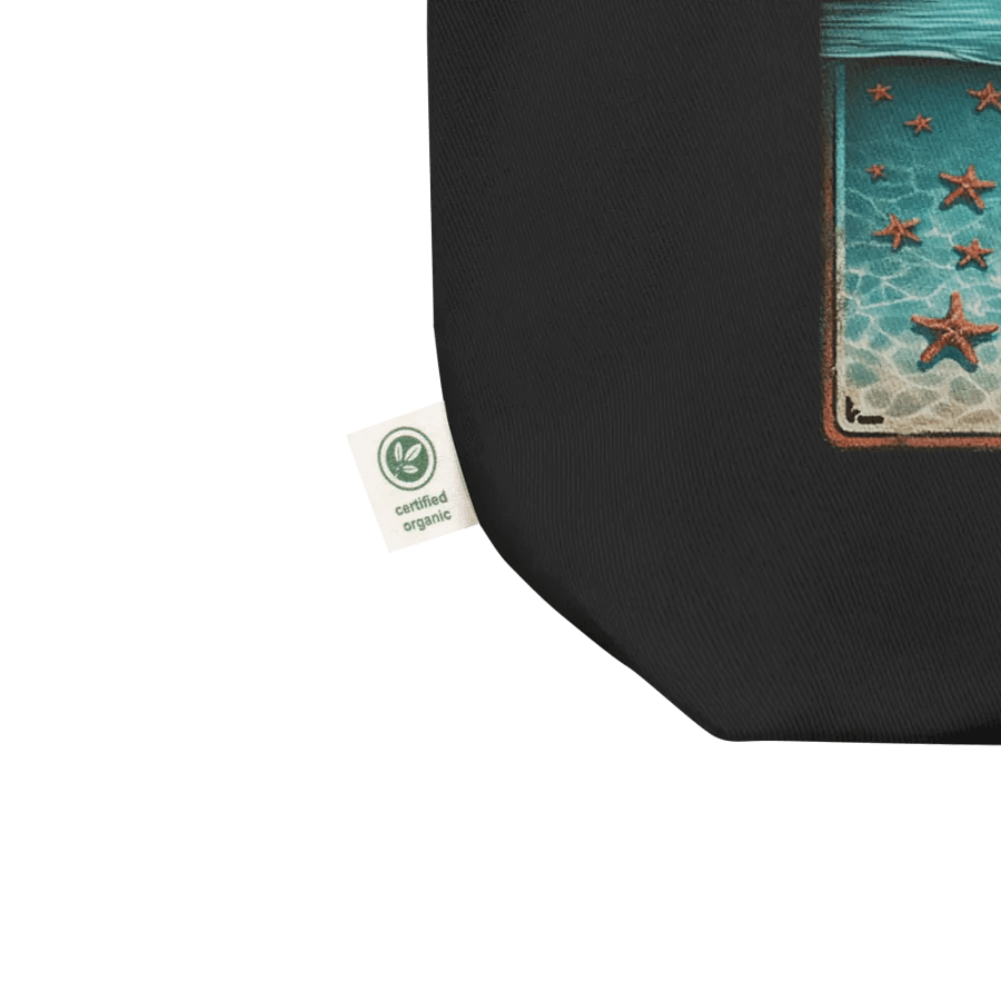 LITTLE BORACAY TOTE BAG, FLOATING COTTAGE BALSA AND FILIPINO BOAT BANGKA WITH STARFISH, CALATAGAN BATANGAS product image (3)
