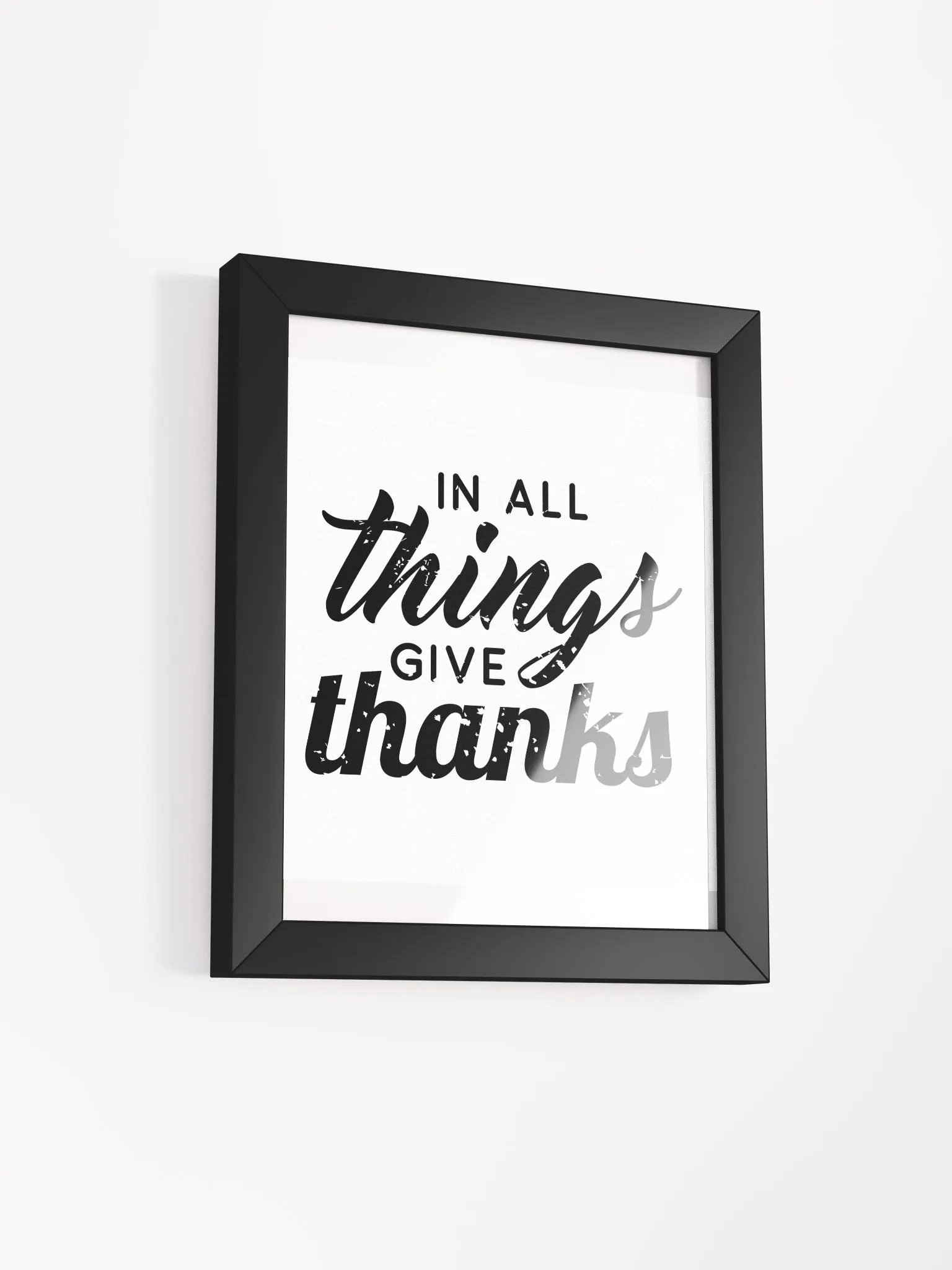 Gratitude in Style Framed Poster product image (2)