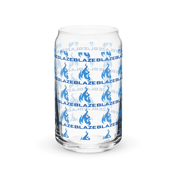 blaze logo glass cup product image (2)