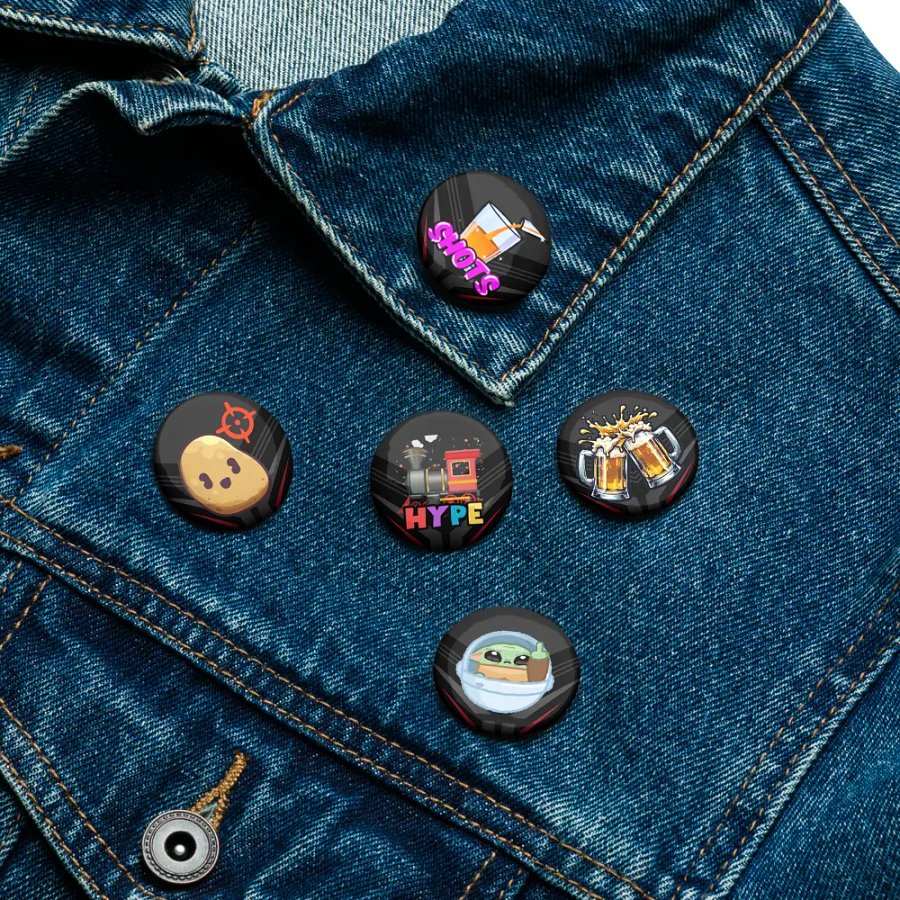 Glowing Pin Button Set product image (16)