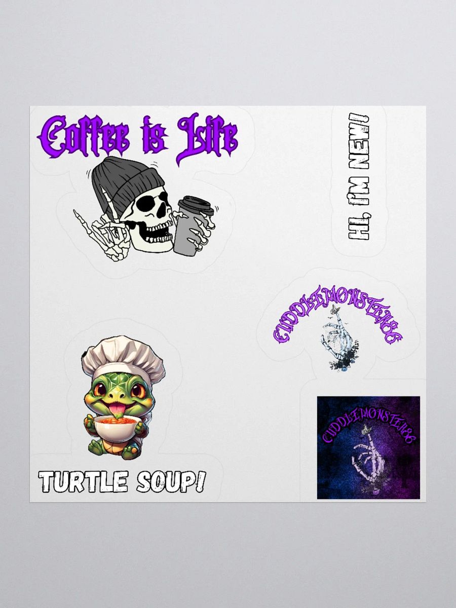 CuddleMonster Vinyl Sticker Set product image (2)