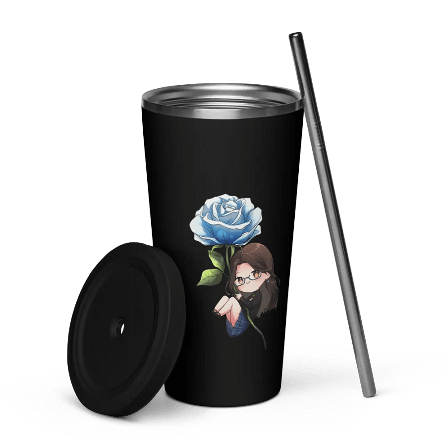 Whovie Rose 20oz Insulated Tumbler with a Straw product image (9)