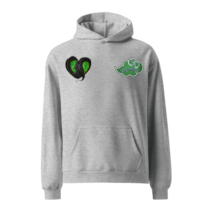 THE GREEN RAIN CLOUD HEARTED OVERSIZED hoodie product image (3)
